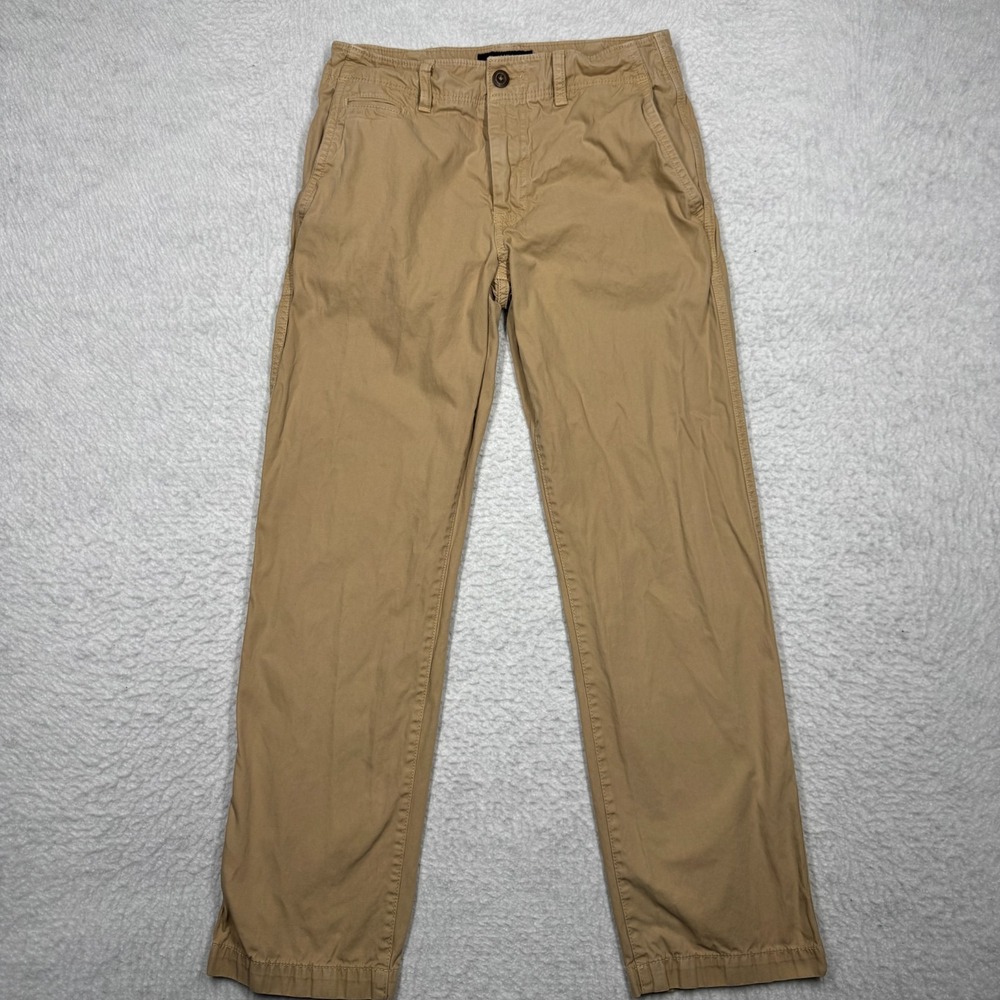 American Eagle Chino Khaki Straight Fit Pants Men's Size 28x30